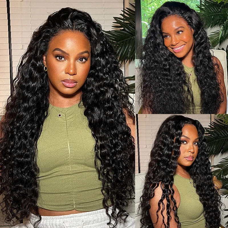 Annione Curly Bundles Human Hair 30 32 36 Inch Brazilian Hair Bundles Human Raw Extension