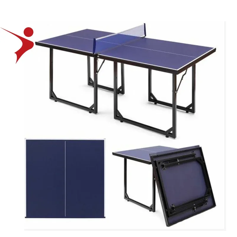 hot sale fold Mid-Size Table Tennis table-Indoor/Outdoor Portable Table Tennis Game with Net
