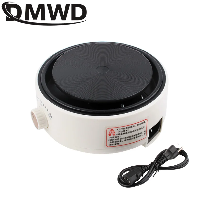 110V Electric Mini Coffee Heater Milk Tea Mocha Heating Stove Hot Plate Multifunctional Cooking Pot Oven Small Furnace Cooker 5