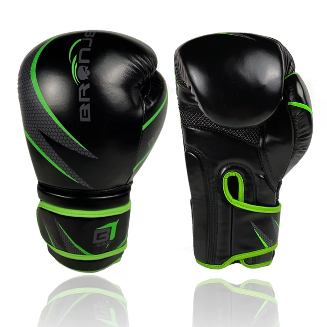 10 12 14 oz Boxing Gloves PU Leather Muay Thai Guantes De Boxeo