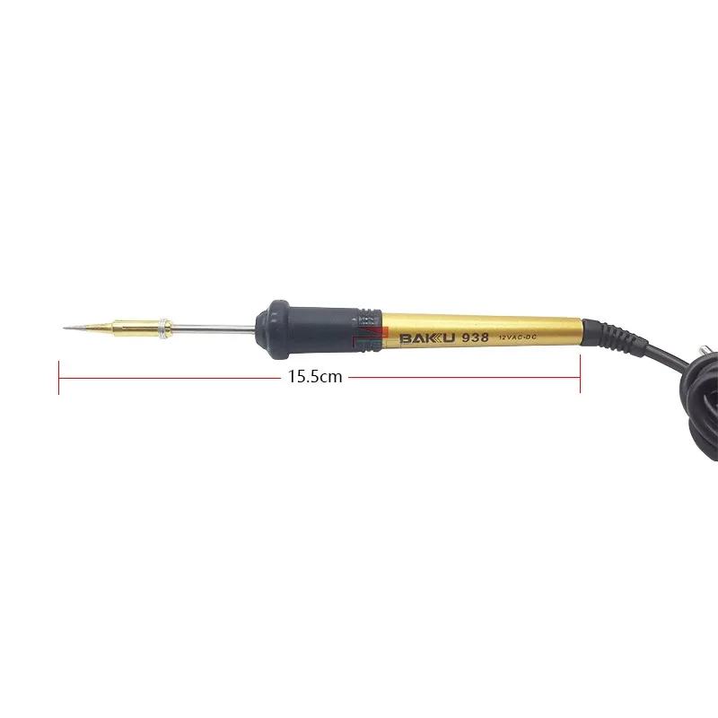 Фото Мини-паяльный керамический Железный коннектор 12 В AC DC RCA для замены на мобильный телефон, ремонт при сварке №3