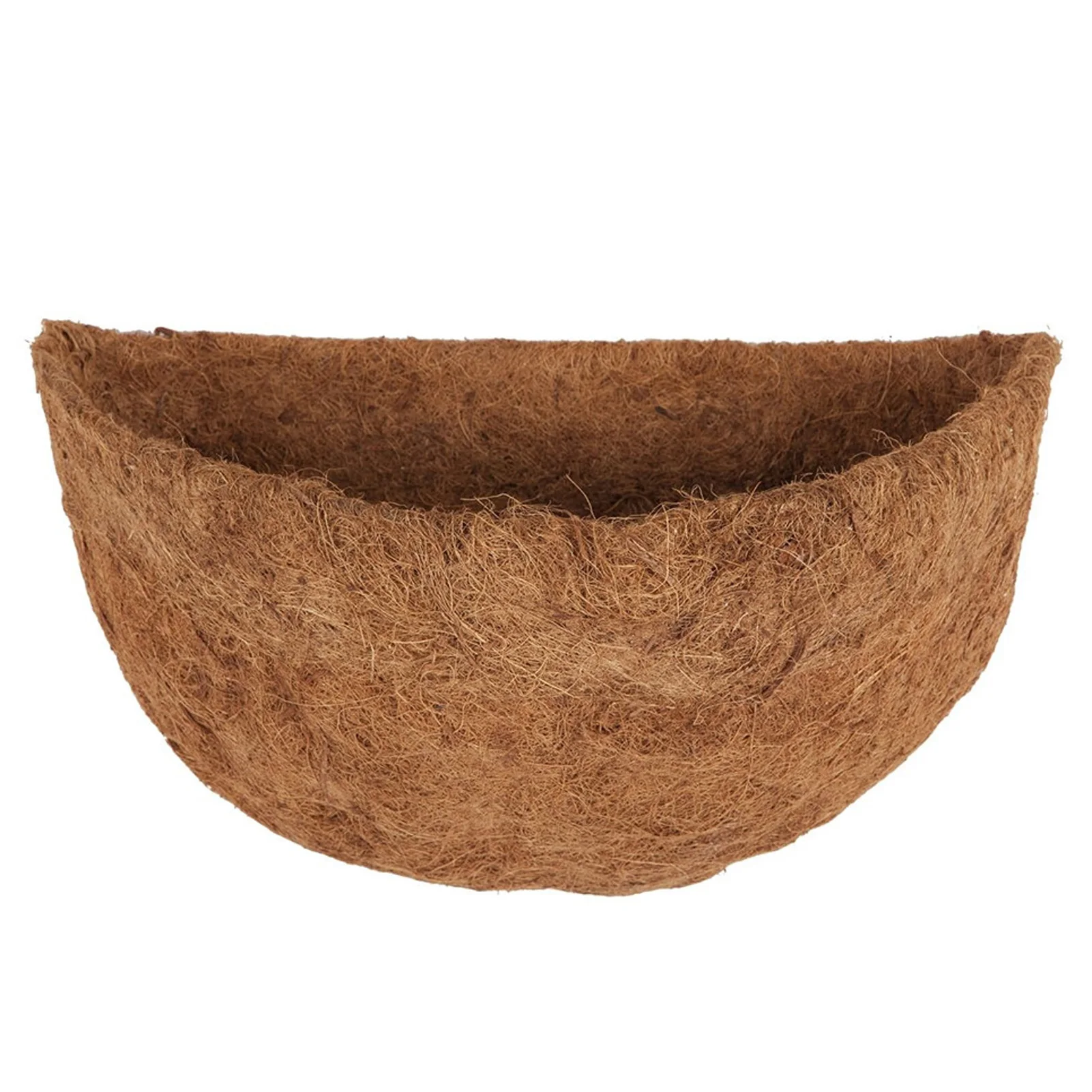 Coco Fiber Liners For Planters 14 Inch Round Replacement Coconut Fiber Planter Liner Good Water Retention Better Breathability