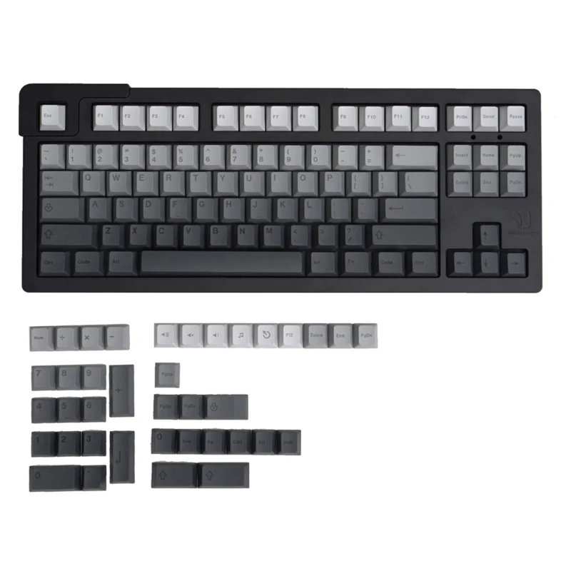 

125 Keys Gray CherryProfile Keycaps for Mechanical Keyboard Keycap