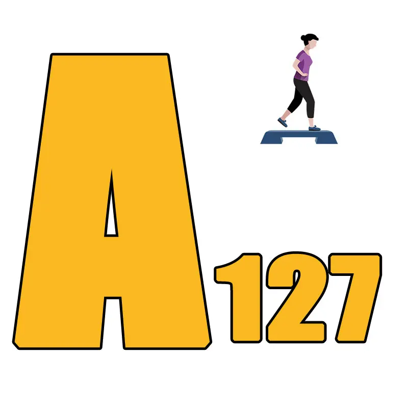 Hot Sale Latest Release .Q1 New Course course BA 127 Aerobic Impact exercise BA125 Boxed