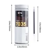 M&G 60pcs Gel Pen Refills 0.5mm Black Bullet Tip Signature Pen Refill Set Smooth Writing for Students Exam Office 6