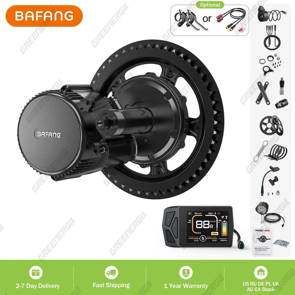 BAFANG 36V 500W 350W 250W ミッドドライブモーター電動自転車変換