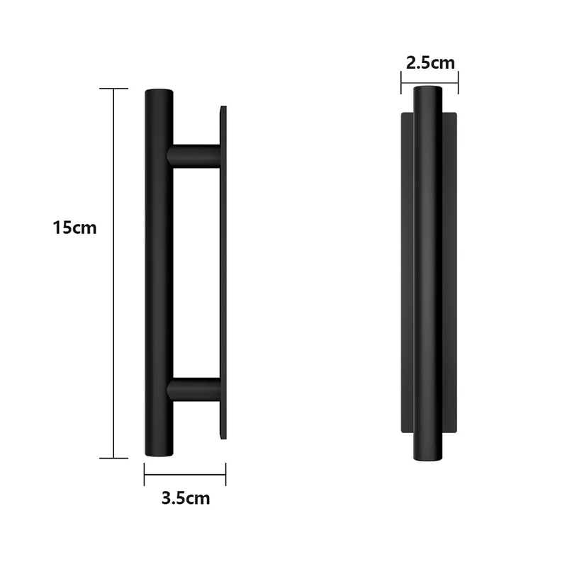 1pc Self-Adhesive Cabinet Handles Punch-Free Wardrobe Door Drawer Knobs Hardware Pulls Bar Handle Cabinet Handles Door Handles