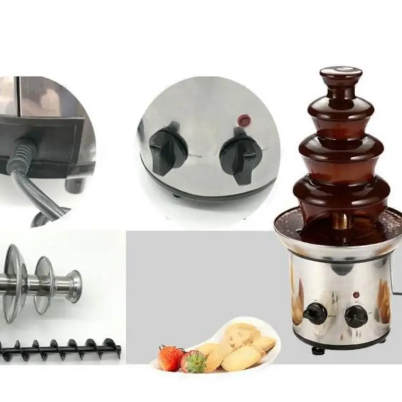 Chocolate Fountain Fondue Event Wedding Children Birthday Festive Party Supplies Christmas Chocolate Waterfall Machine