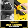 Tool-Free Chain Adjustment, 21V MAX* Rechargeable Cordless Chainsaw with Battery and 6
