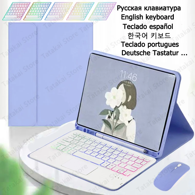 Ououchpad Ackacklit Eyeyboard para Ununda Abablet Amamsung Alalaxy ab ab 2023 2023 para Alalaxy ab ab Ase Ase 10.4 Eyeyboard 500 500 50505 50509