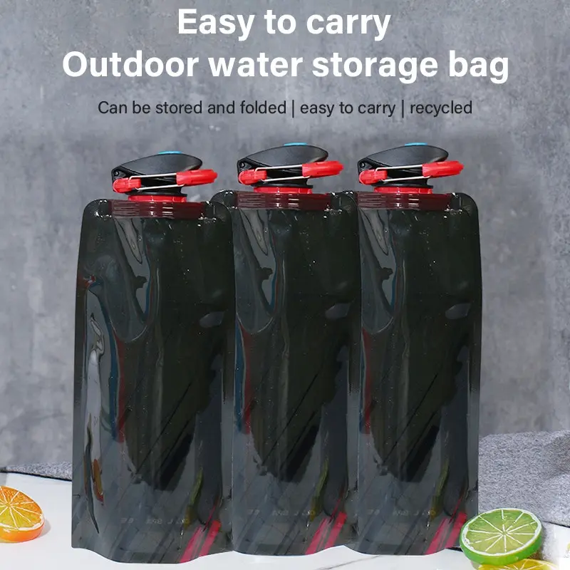 Duckbill Folding Sports Outdoor Fitness Cycling Portable Storage Fold Waterproof Large Capacity Water Bag sports water bag