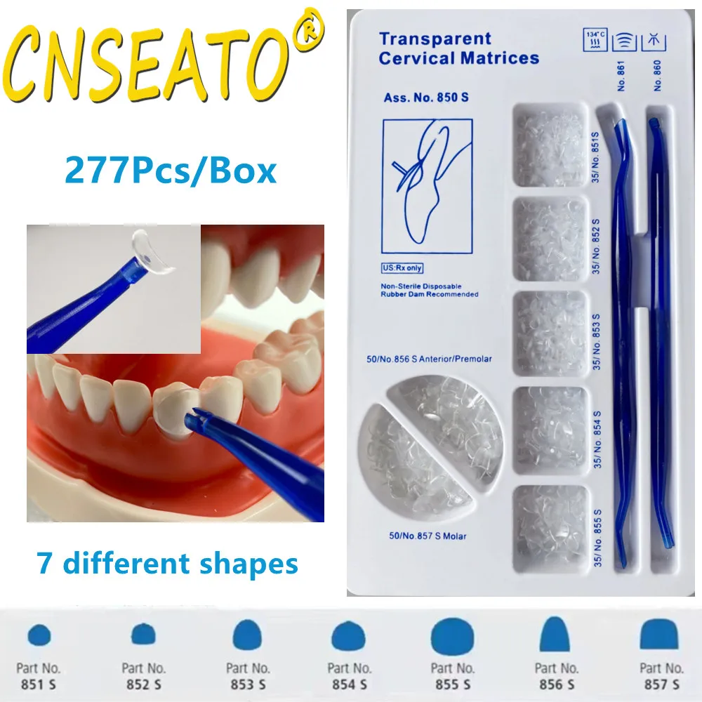 277 Stk/set Dental Matrix Transparant Cervicale Matrices Retractor ...