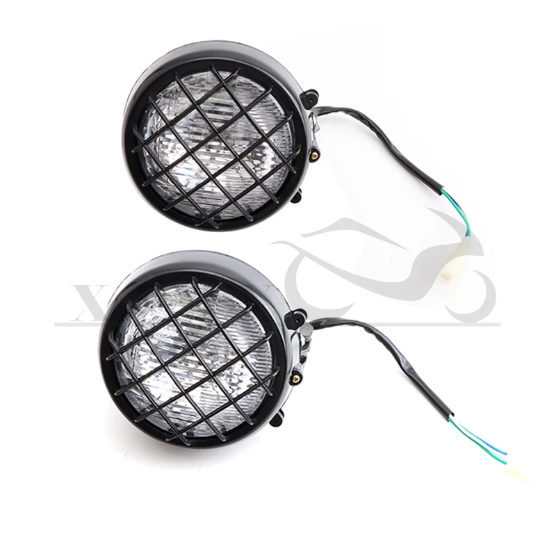 2Pc Headlight 70/110/125/150/150Cc Four-Wheel Off-Road Vehicle Atv Dune Car Yamaha Banshee 87-2006