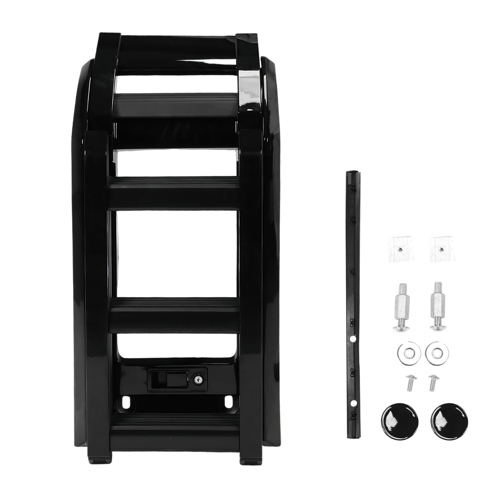 Side Roof Rack Access Ladder Aluminum Alloy Telescopic Deployable Side Ladder for Land Rover Defender 90/110/130 L663 2020-2024