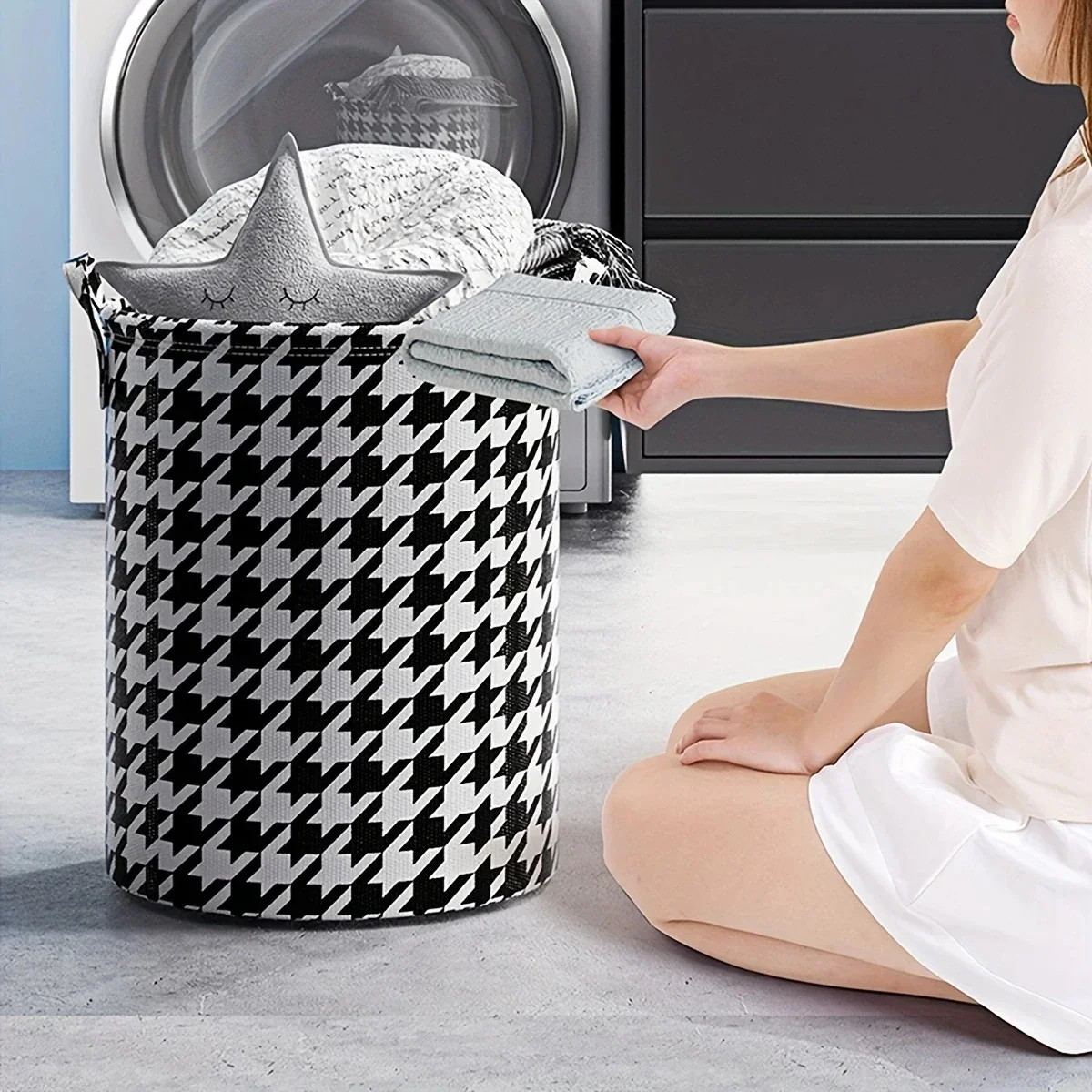 Laundry Basket Foldable for Household Use