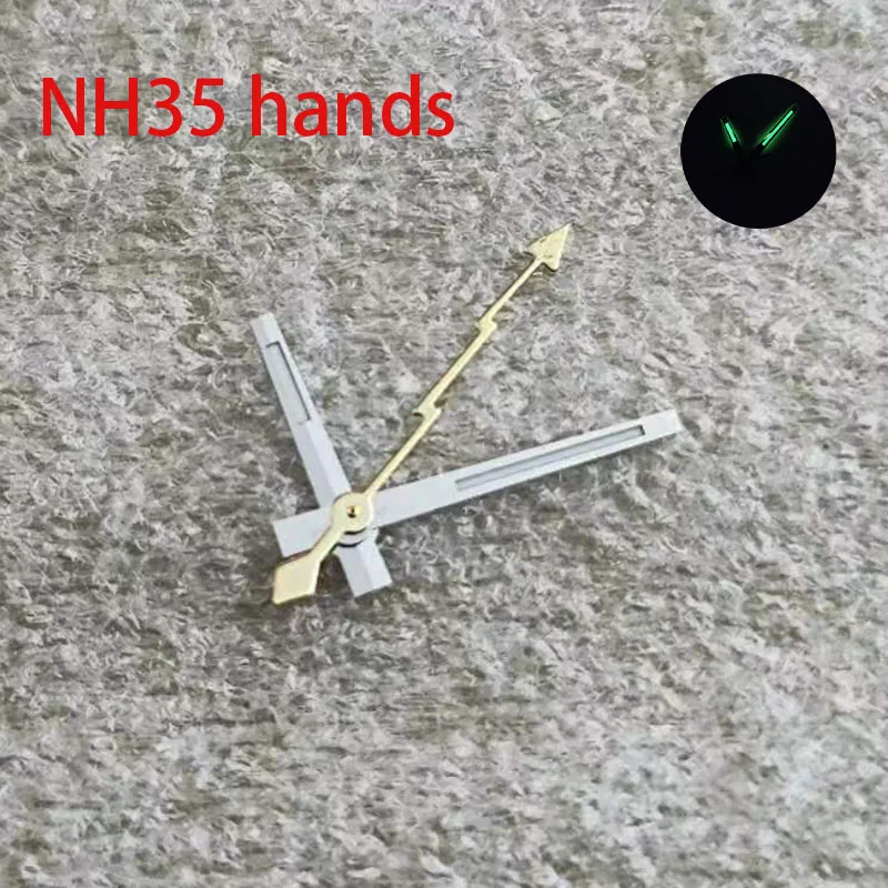 NH Watch pointer NH36 Pointer accessories Green luminous for NH36/35A mechanical movement watch accessories