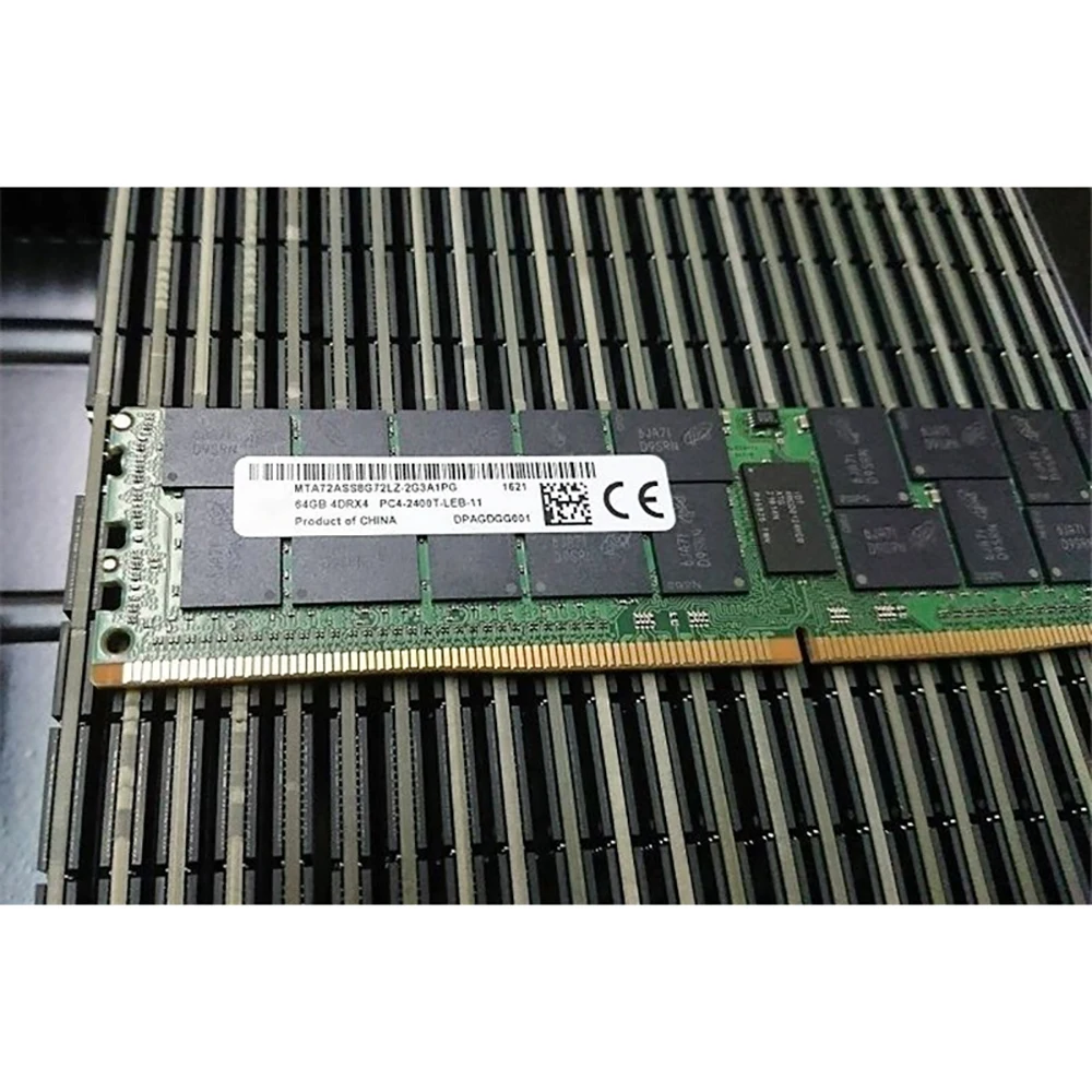 1 шт. для MT RAM 64 Гб 64G DDR4 2400 4DRX4 ECC REG LRDIMM MTA72ASS8G72LZ-2G3A память высокого качества Быстрая доставка
