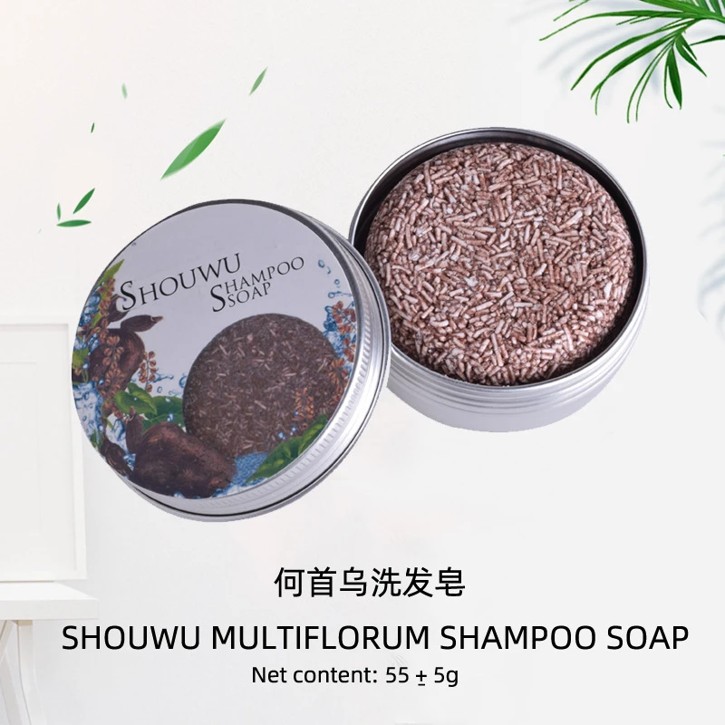55g Shou Wu Soap Polygonum Multiflorum Shampoo Soap Cold Handmade Soap