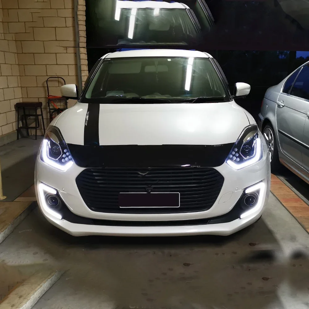 Car Front Lamps For Suzuki Swift 2017-2023 LED Auto Headlights Assembly Upgrade High Quality Bifocal Projector Lens Accessories 6 Car Front Lamps For Suzuki Swift 2017-2023 LED Auto Headlights Assembly Upgrade High Quality Bifocal Projector Lens Accessories 6