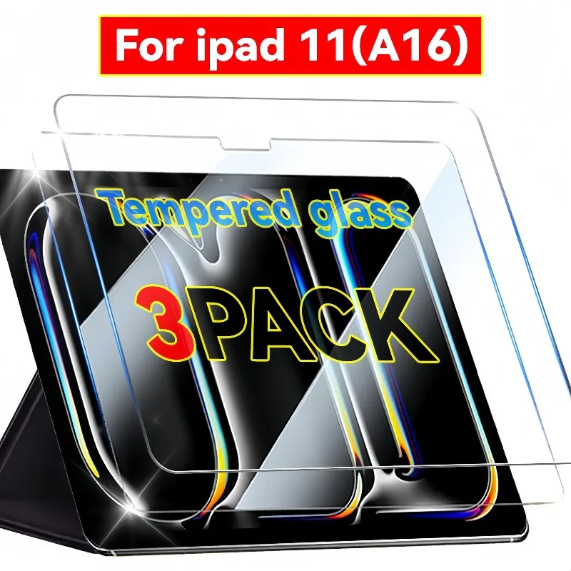 Für neue IPad 2025 A16 Glasfolie 9H Härte HD Clear Full Cover 2.5D Edge Displayschutzfolie gehärtetes Glas Anti-Kratz-Folien – Detail 4