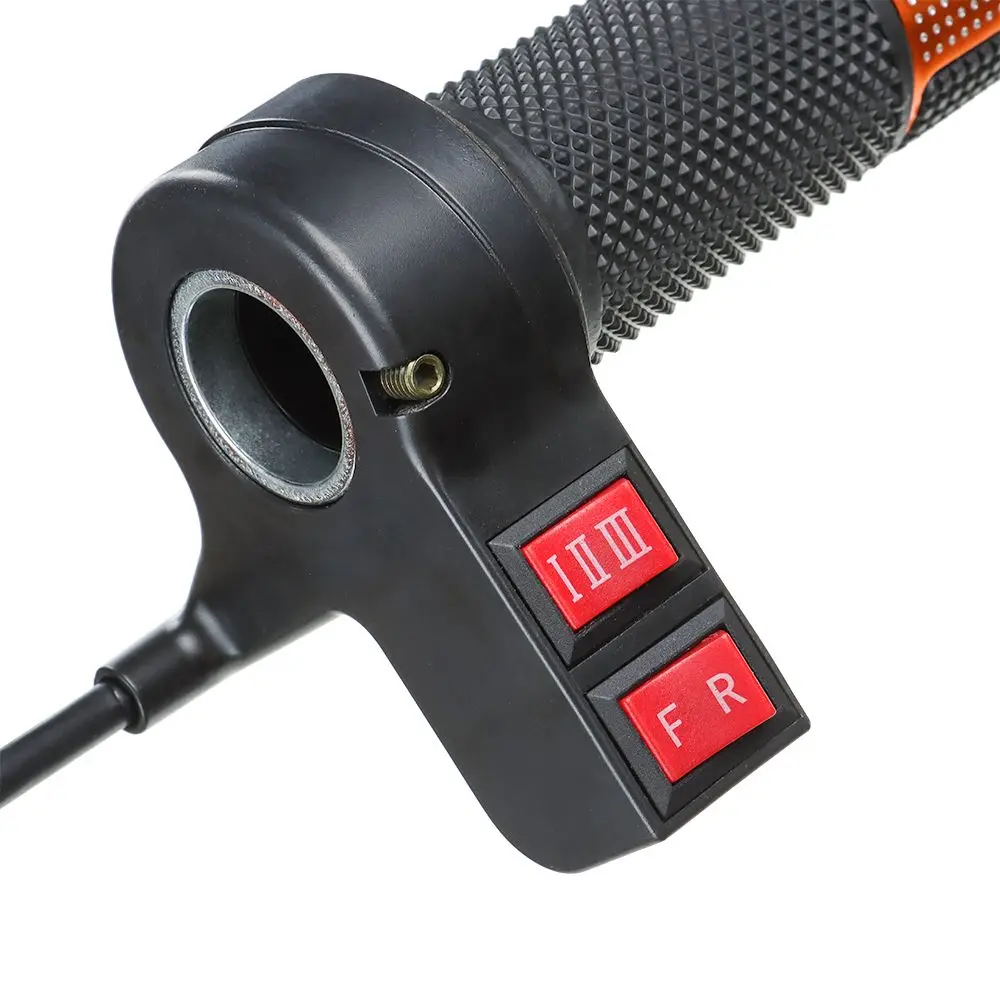 Enhanced Throttle Handlebar Grip for E-Bikes – Speed Control and Cable Forward/Reverse Feature