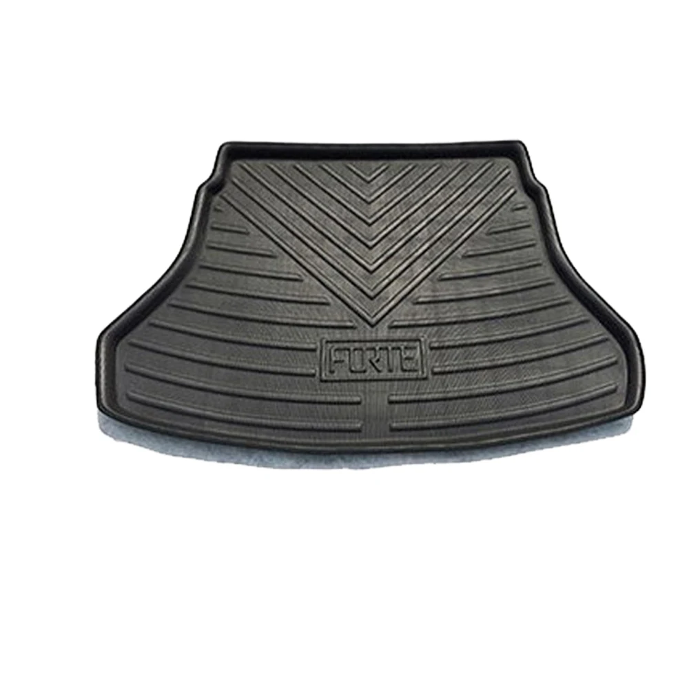 Car rear trunk mat waterproof floor pad space boot carg cover accessories for Kia Cerato BD K3 Forte