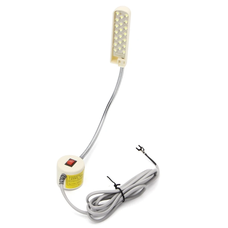 재봉틀 20 LED 마그네틱베이스 유연한 장착 조명, 램프 220V