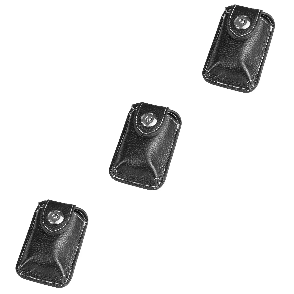 

3 PCS Car Key Bag Fob Cover for Case Keychain Covers Keys Holder Remote Control Protector