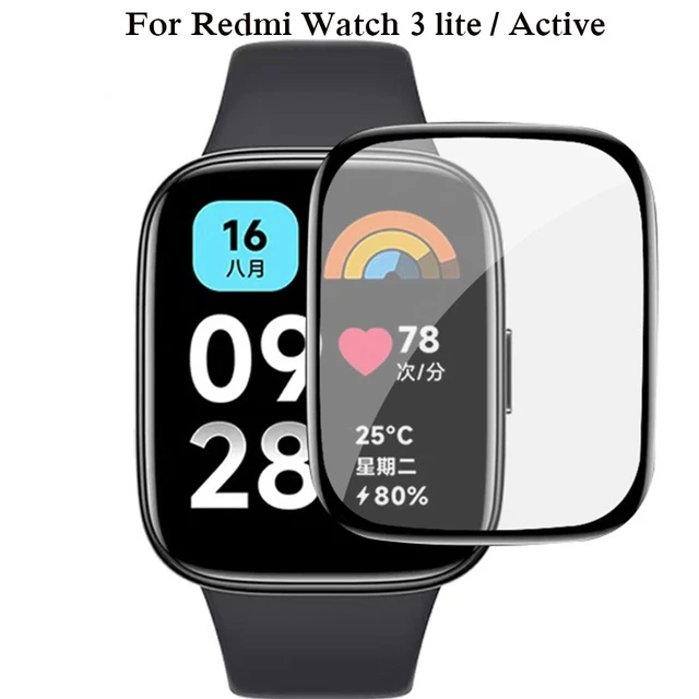 Protective Film For Xiaomi Redmi Watch 3 Active SmartWatch Screen Protector  For Redmi Watch 3 lite Full Clear TPU Cover Flexible - AliExpress