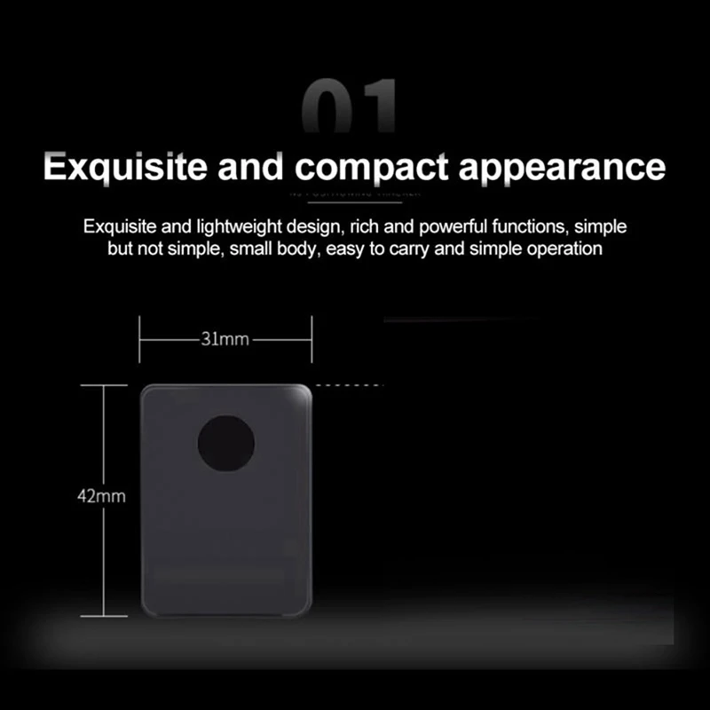 N75R-3X GSM Remote Voice Monitor Sensitive Tri-Band GPS Locator Audio Device Portable Mini Listening Bug Instant Audio Gadget