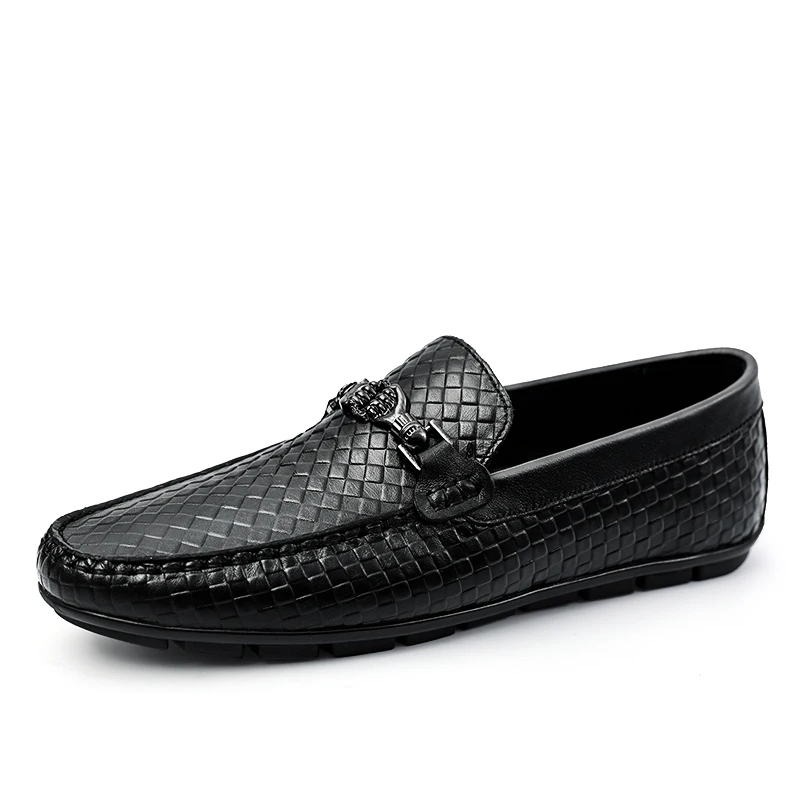 Men White Loafers Genuine Leather Slip On Shoes Fashion Casual Italian Luxury Brand Mens Moccasins Mocasines Hombre 4