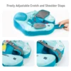Mambobaby Float Dropshipping Non-Inflatable Baby Float with Canopy Waist Swimming Chest Floater with Tail Float Trainer 6