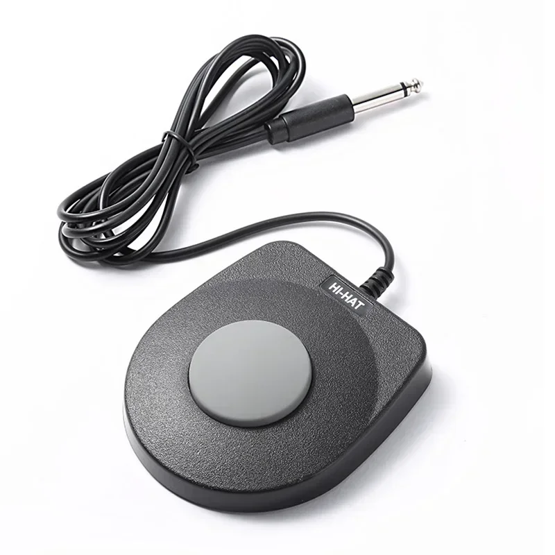 6.5mm Sustain Pedal Single Foot Drum Set Pedal for MIDI Keyboard Electric Pianos Hand Roll Piano Musical Instruments Accessories piano pedal