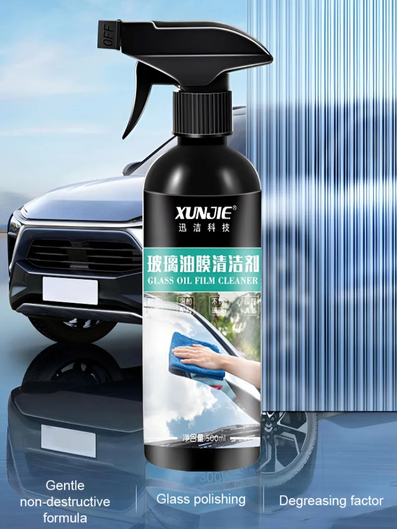 Limpiador de película de aceite para vidrio de automóvil Lavaparabrisas delantero de gran capacidad Disponible Removedor de película de aceite
