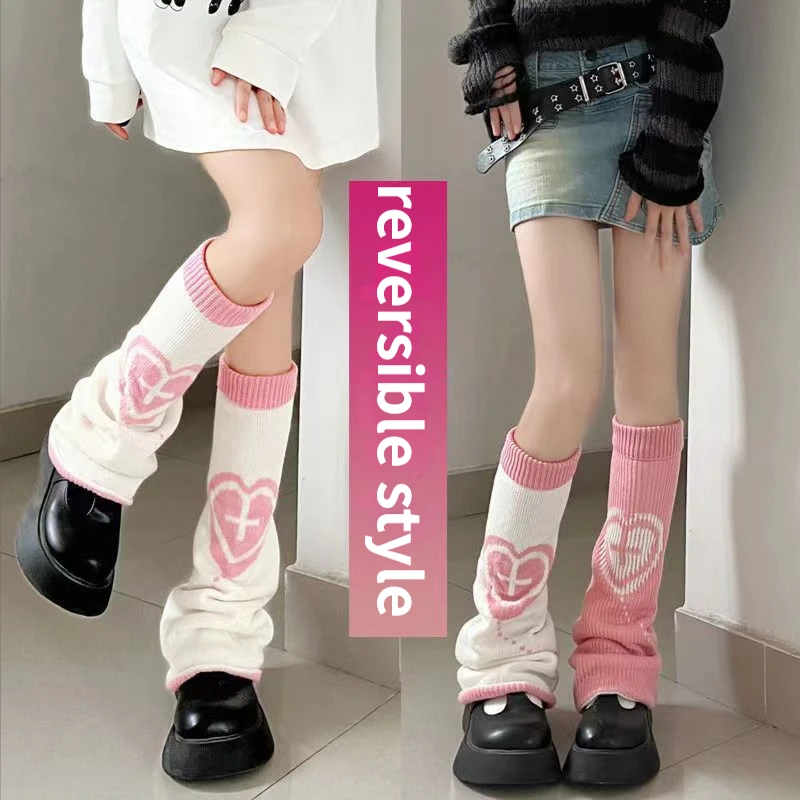 Gothic Japanese Punk Leg Warmers Japanese Harajuku Leg Warmers Leg