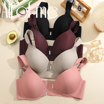 Front Buckle Women Bra Back Smooth Out Shaper Bra Plus Size Wide Band Bras Shapewear Back Fat Smooth Underwear Top Breast CD Cup