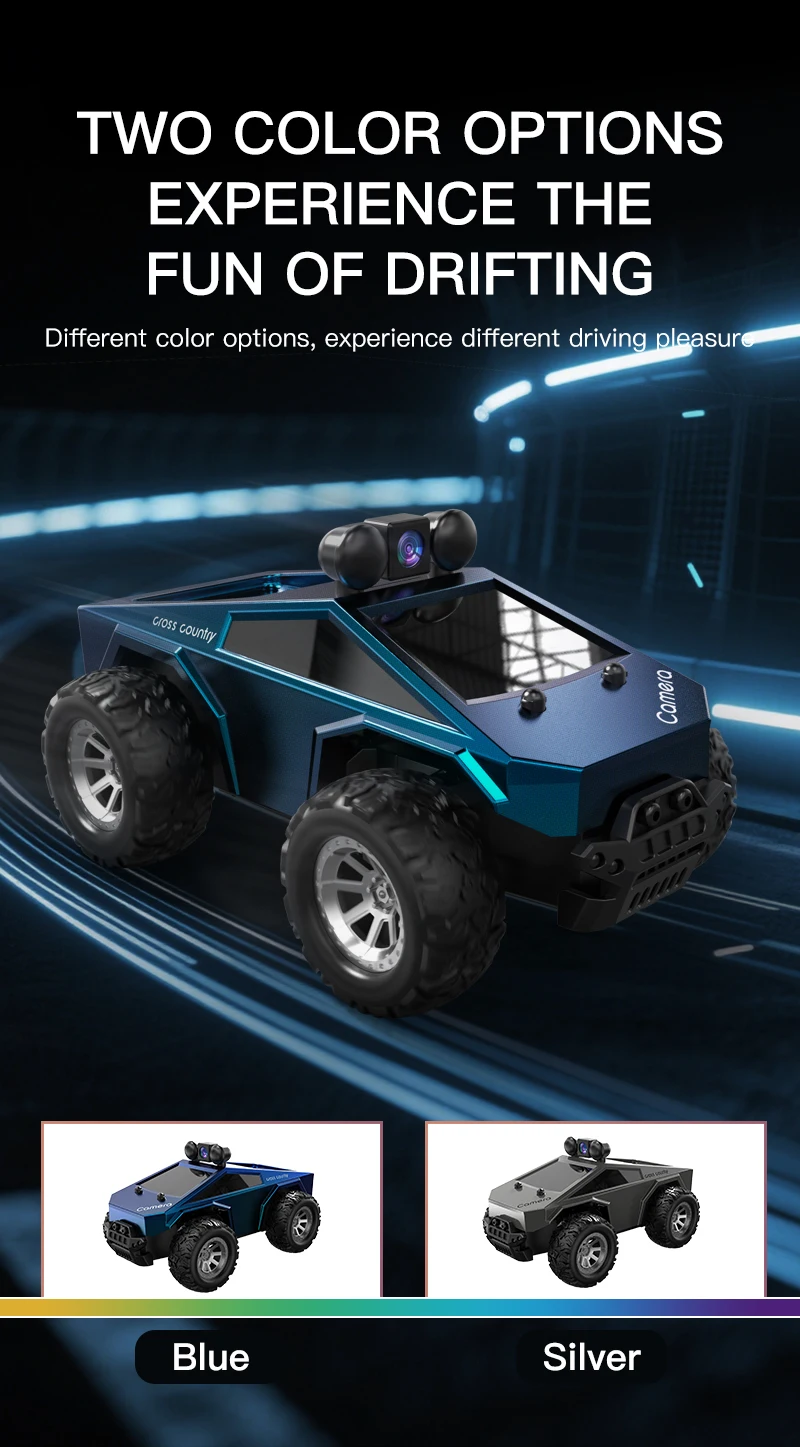 Rc Stunt Car With Hd Fpv Camera And App Control For Kids & Adults_voghion.com