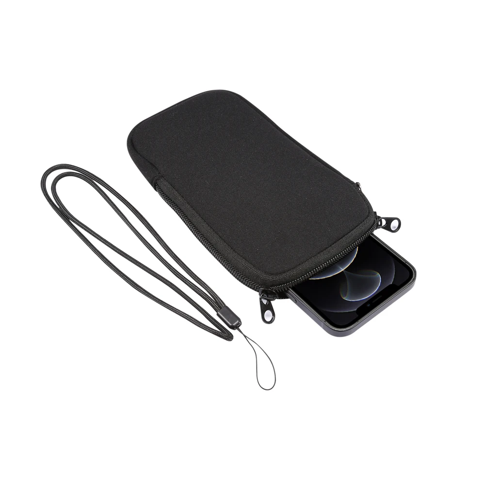 Universelle Neopren-Handytasche mit Reißverschluss für iPhone 18 17 16 15 Pro Max Samsung Xiaomi Huawei Stoßfeste Handy-Aufbewahrungstasche – Detail 9