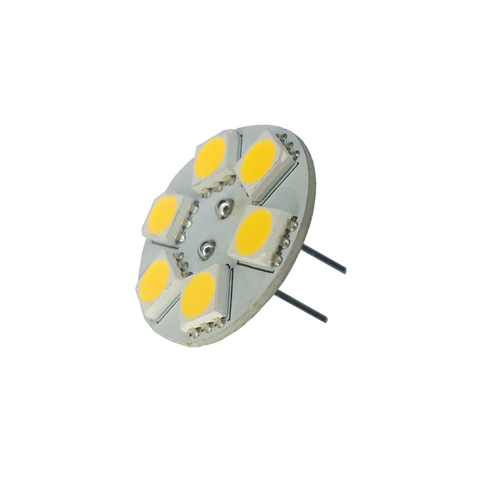 LED 조명 보드 핀, 180 도 발광 크리스탈 전구 펜던트 램프 전구, 평면 LED 핀, 12V AC DC, G4, AC12V, DC12V, 4 개