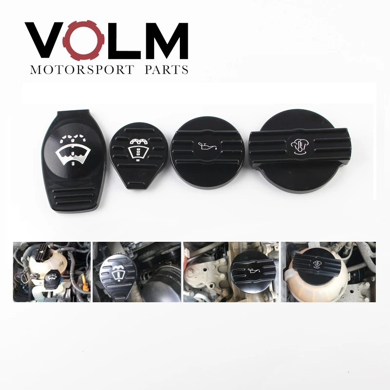 

Aluminium Oil Cap Tank Cap Bottle Cap for VW CC golf 6 R MK6 Scirocco EA888 engine protect origingal cap01