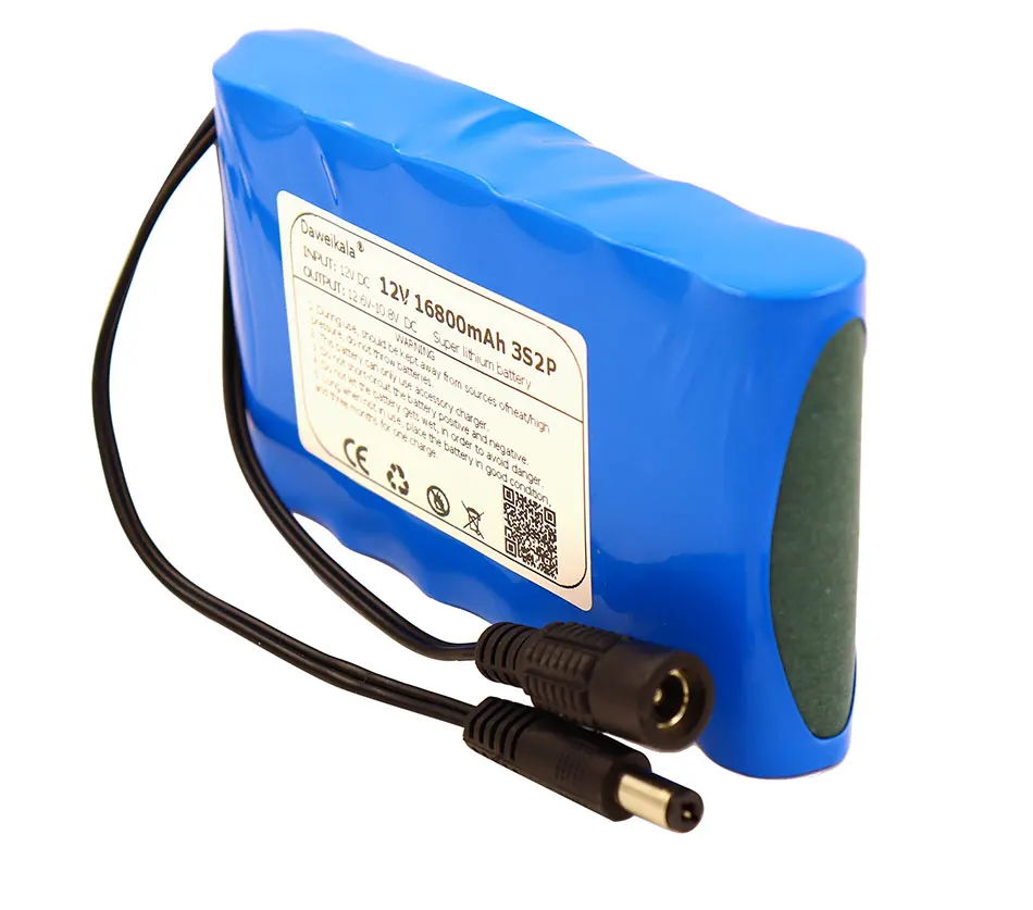 Wholesale Custom 12V 18650 Battery pack 16800mAh 18650 Rechargeable