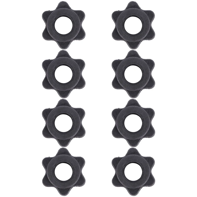 

4 Pairs Dumbbell Hex Nut,Dumbbell Rod Nut,Spinlock Collars For Barbells Bars Training Sports