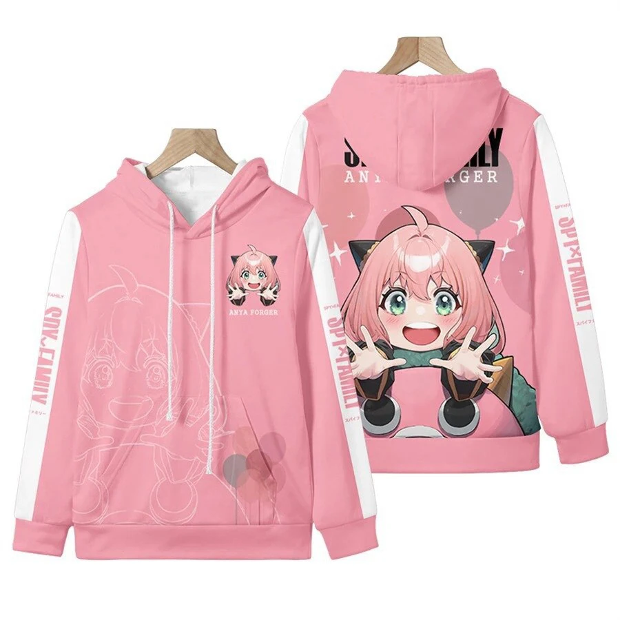 

Толстовки с капюшоном в стиле аниме «Шпион х семья», худи с 3D принтом, Модные свитшоты для мужчин и женщин, Худи оверсайз, детские пуловеры, спортивные костюмы, одежда