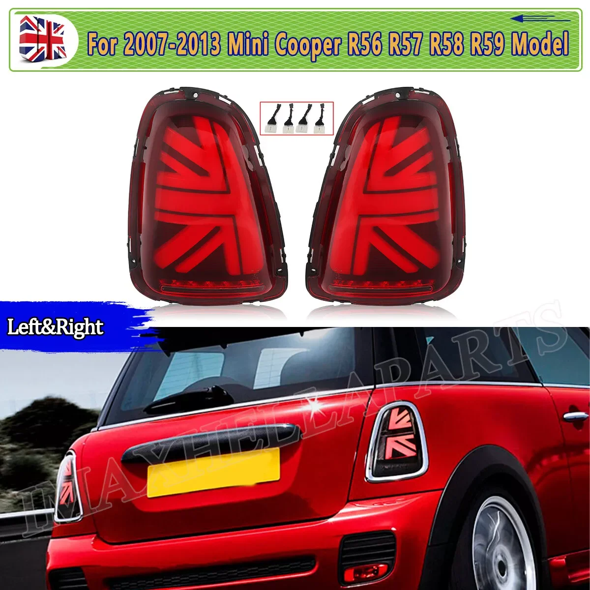 For Mini Cooper 2007-2013 R56 R57 R58 R59 Taillight Assemblies ...