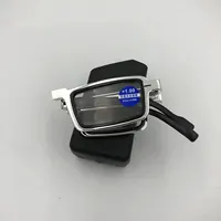 Metal Folding Reading Glasses Portable Ultra Light Anti Blue Light Lens Presbyopia Glasses Men's Rectangular Eyeglasses Eyewears 4