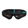 DIZETION 1Pc Winter Windproof Skiing Glasses Goggles Outdoor Sports Eyewear Glasses Ski Dustproof Lens Frame Sunglasses 6
