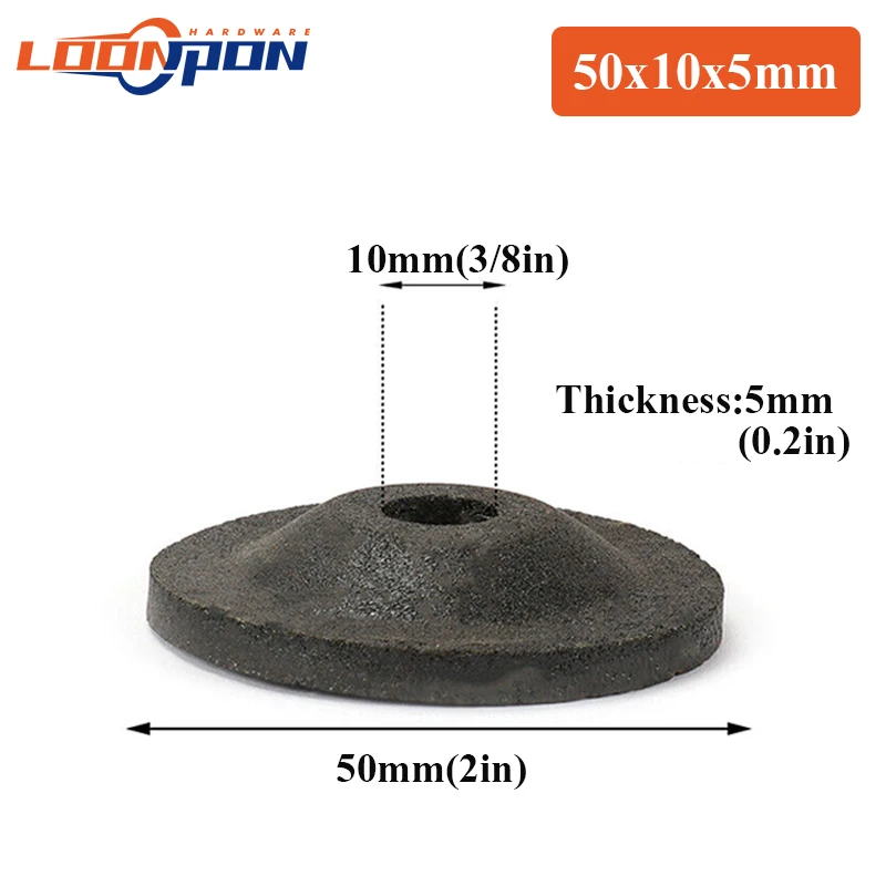 Loonpon 50mm 2" Inch Grinding Wheels Angle Grinder Accessories Abrasive Wheel for 2-inch Mini Air Angle Grinders