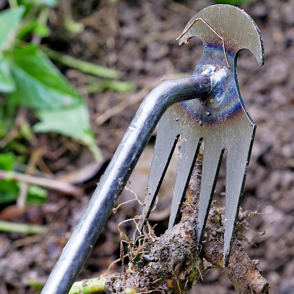 Weeding Artifact Uprooting Weeding Tool Steel Weed Puller Dual Purpose Hand Remover for Garden Yard Farm Weed Removal 4