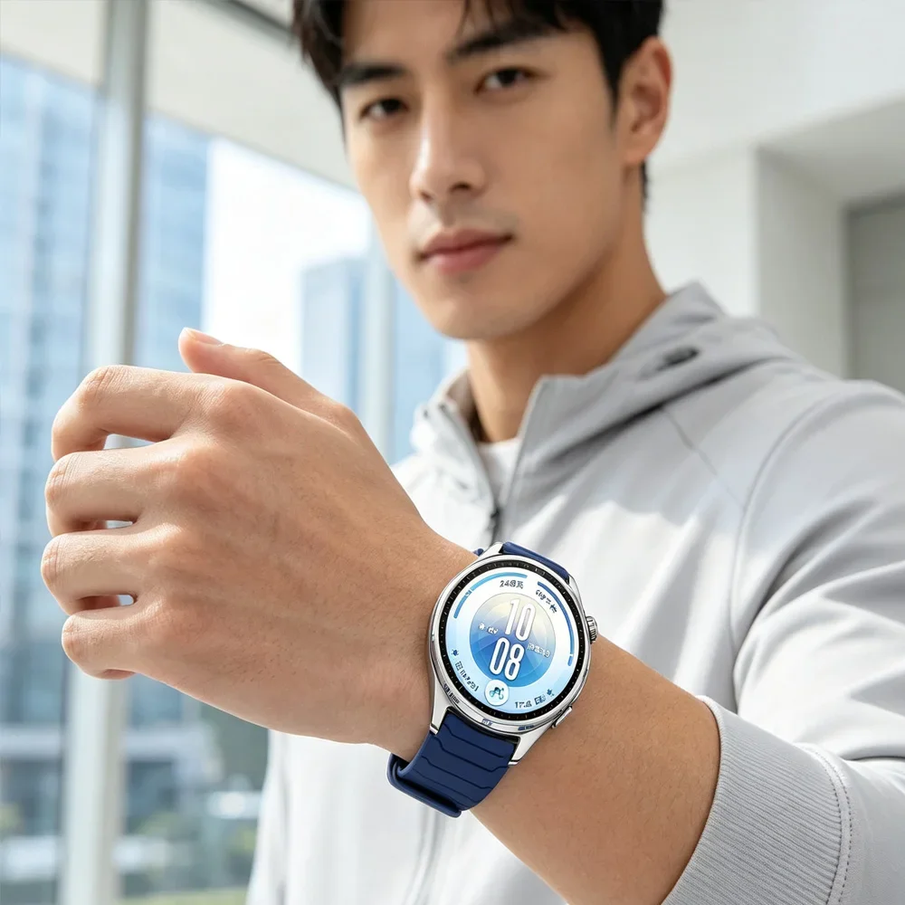 Magnetic Silicone Strap – Comfortable & Breathable Band (20mm/22mm)