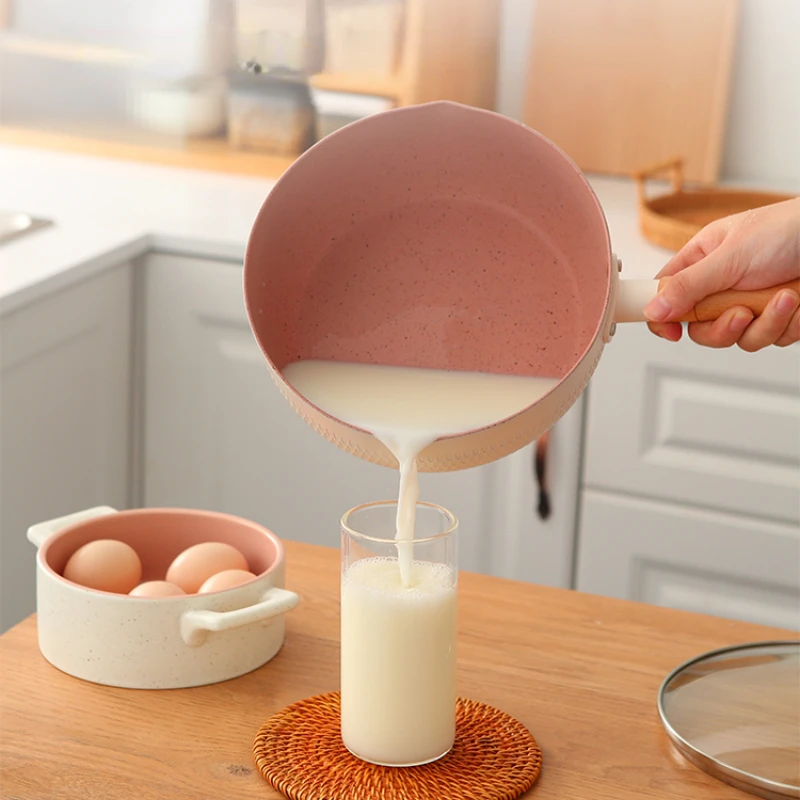 

Aluminum Alloy Non Stick Milk Pot Cooking Pot Instant Noodles Tableware Small Soup Pot Milk Pan Kitchen Gas Stove ollas Cookware